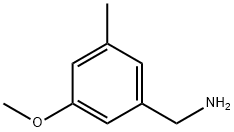 (3-甲氧基-5-甲基苯基)甲胺, 1261681-27-9, 结构式