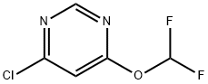 4-chloro-6-(difluoromethoxy)pyrimidine Structure