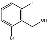 (2-溴-6-碘苯基)甲醇,1261850-41-2,结构式