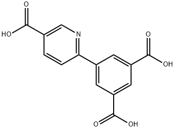 6-(3,5-Dicarboxyphenyl)nicotinic acid Struktur