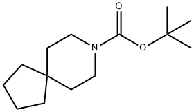 tert-butyl 8-azaspiro[4.5]decane-8-carboxylate Struktur