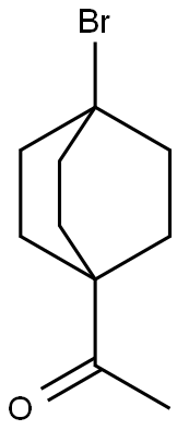 1-(4-Bromobicyclo[2.2.2]octan-1-yl)ethanone 化学構造式