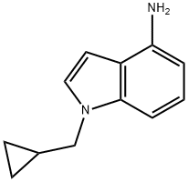 1-(Cyclopropylmethyl)-1H-indol-4-amine Structure