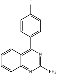 2-Amino-4-(4-fluorophenyl)quinazoline Struktur