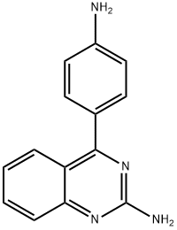 2-Amino-4-(4-aminophenyl)quinazoline Struktur