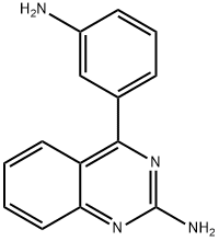 2-Amino-4-(3-aminophenyl)quinazoline Struktur