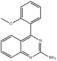 2-Amino-4-(2-methoxyphenyl)quinazoline Structure