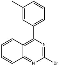 2-Bromo-4-(3-tolyl)quinazoline Struktur