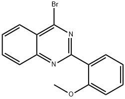 4-Bromo-2-(2-methoxyphenyl)quinazoline 结构式