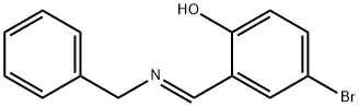 2-[(benzylimino)methyl]-4-bromophenol Structure