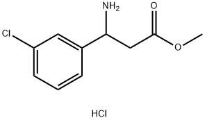 甲基 3-氨基-3-(3-氯苯基)丙酯盐酸,1269634-09-4,结构式