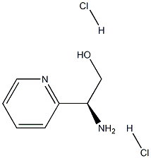 (2S)-2-amino-2-(pyridin-2-yl)ethan-1-ol dihydrochloride,1269652-00-7,结构式