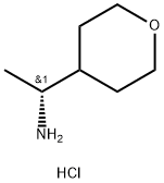 (1R)-1-(oxan-4-yl)ethan-1-amine hydrochloride Structure