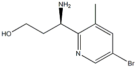 (3R)-3-AMINO-3-(5-BROMO-3-METHYL(2-PYRIDYL))PROPAN-1-OL,1269956-42-4,结构式