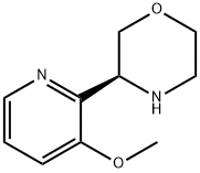 (3S)-3-(3-METHOXYPYRIDIN-2-YL)MORPHOLINE Struktur