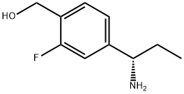 [4-((1S)-1-AMINOPROPYL)-2-FLUOROPHENYL]METHAN-1-OL 结构式