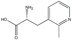(2R)-2-AMINO-3-(2-METHYLPYRIDIN-3-YL)PROPANOIC ACID,1270189-23-5,结构式
