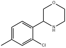 3-(2-CHLORO-4-METHYLPHENYL)MORPHOLINE Structure