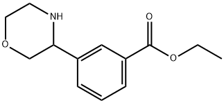 ETHYL 3-MORPHOLIN-3-YLBENZOATE Struktur