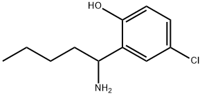 2-(1-AMINOPENTYL)-4-CHLOROPHENOL,1270331-99-1,结构式