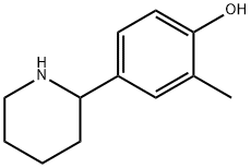 2-METHYL-4-(2-PIPERIDYL)PHENOL Struktur