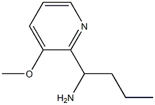1-(3-METHOXY-2-PYRIDYL)BUTYLAMINE Structure