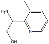 2-AMINO-2-(3-METHYLPYRIDIN-2-YL)ETHAN-1-OL,1270387-10-4,结构式