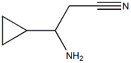 3-AMINO-3-CYCLOPROPYLPROPANENITRILE Struktur