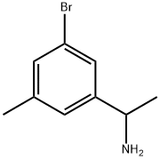 1-(3-Bromo-5-methylphenyl)ethan-1-amine Structure