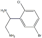 1-(5-BROMO-2-CHLOROPHENYL)ETHANE-1,2-DIAMINE Structure