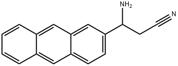 3-AMINO-3-(2-ANTHRYL)PROPANENITRILE,1270458-15-5,结构式