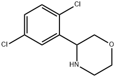 3-(2,5-DICHLOROPHENYL)MORPHOLINE 化学構造式