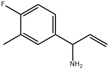 1-(4-氟-3-甲基苯基)丙-2-烯-1-胺 结构式