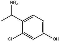 4-(1-AMINOETHYL)-3-CHLOROPHENOL,1270522-26-3,结构式