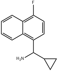 CYCLOPROPYL(4-FLUORONAPHTHALEN-1-YL)METHANAMINE Structure