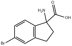 1-AMINO-5-BROMO-2,3-DIHYDRO-1H-INDENE-1-CARBOXYLIC ACID|1270560-62-7