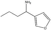 1-(FURAN-3-YL)BUTAN-1-AMINE 结构式