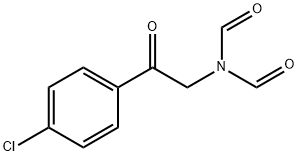 Formamide, N-[2-(4-chlorophenyl)-2-oxoethyl]-N-formyl- Struktur