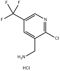2-Chloro-3-methylamine-5-trifluoromethylpyridine hydrochloride Struktur