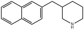 Piperidine, 3-(2-naphthalenylmethyl)- Structure
