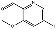 2-Pyridinecarboxaldehyde, 5-iodo-3-methoxy- Struktur