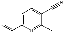 3-Pyridinecarbonitrile, 6-formyl-2-methyl- Struktur