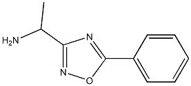 1-(5-phenyl-1,2,4-oxadiazol-3-yl)ethan-1-amine Structure