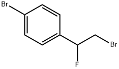 1-bromo-4-(2-bromo-1-fluoroethyl)benzene Structure