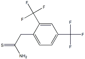 2-(2,4-BIS-TRIFLUOROMETHYLPHENYL)THIOACETAMIDE Structure