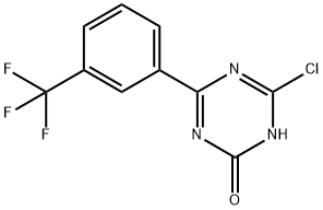 2-Chloro-4-(3-trifluoromethylphenyl)-6-hydroxy-1,3,5-triazine,1303967-31-8,结构式
