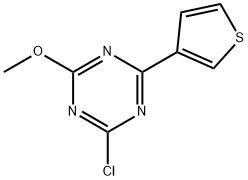 2-Chloro-4-(3-thienyl)-6-methoxy-1,3,5-triazine,1303967-34-1,结构式