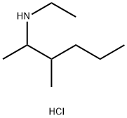 ethyl(3-methylhexan-2-yl)amine hydrochloride Struktur