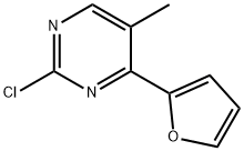 2-Chloro-4-(2-furanyl)-5-methylpyrimidine|2-CHLORO-4-(2-FURANYL)-5-METHYL-PYRIMIDINE