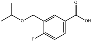 4-fluoro-3-[(propan-2-yloxy)methyl]benzoic acid Structure